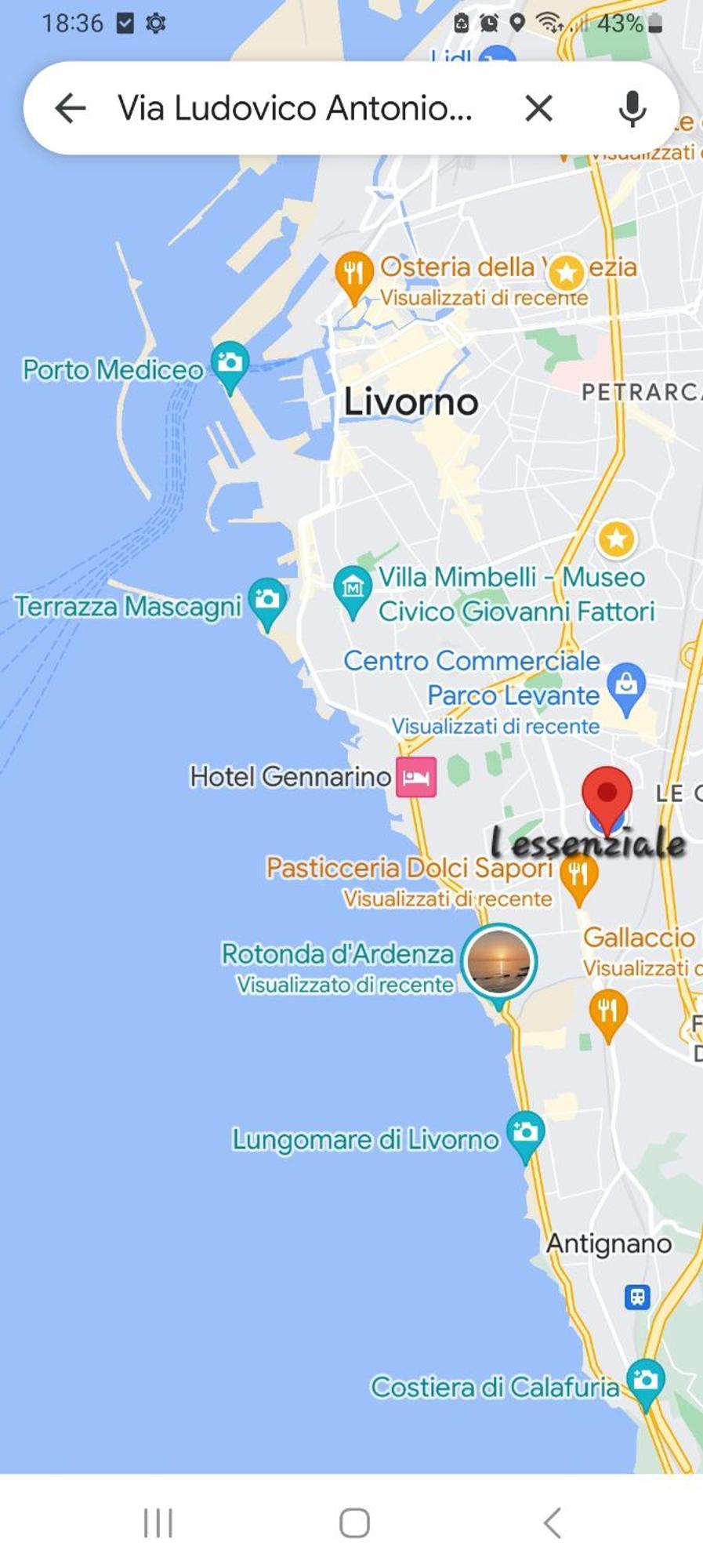 L' Essenziale Apartment Livorno Luaran gambar